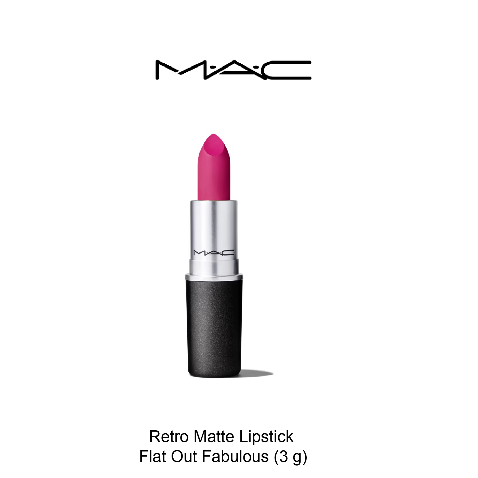 MAC Retro Matte Lipstick Aug-14-2025-07 RETRO MATTE LIPSTICK- FLAT OF FABULOUS - Image 1