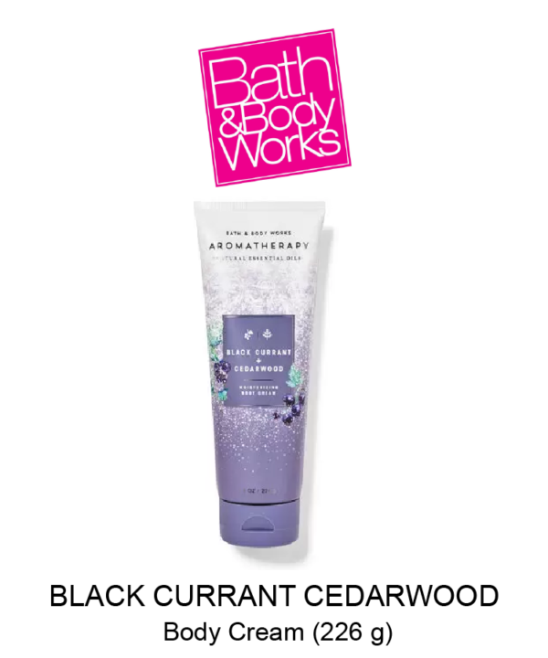 BLACK CURRANT CEDARWOOD Body Cream