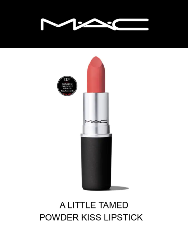 A LITTLE TAMED POWDER KISS LIPSTICK by MAC