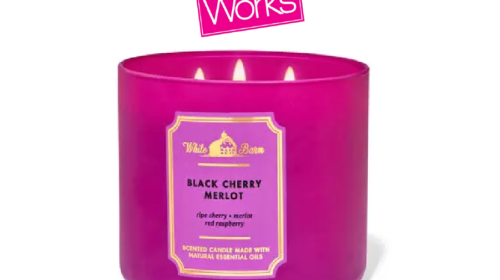 White Barn Black Cherry Merlot 3-Wick Candle