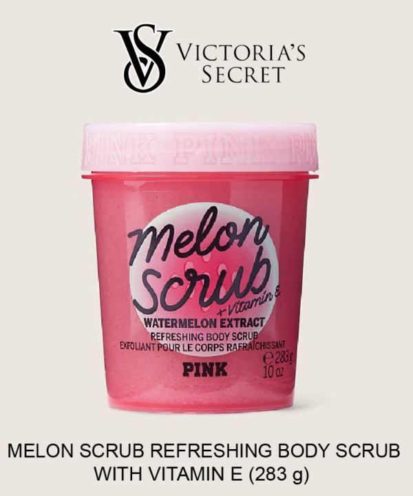 Melon Scrub Refreshing Body Scrub With Vitamin E by Victoria's Secret PINK (283g)