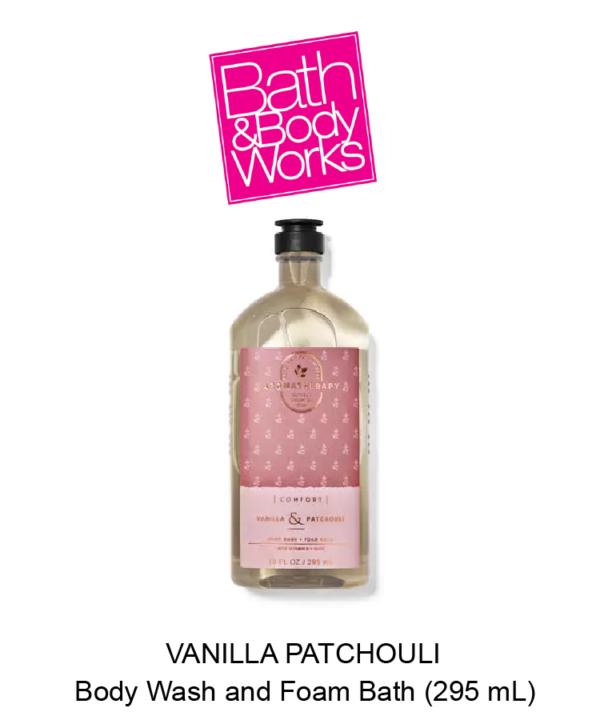 VANILLA PATCHOULI Body Wash & Foam Bath (295mL)