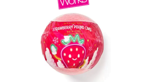 STRAWBERRY POUND CAKE Bath Fizzy