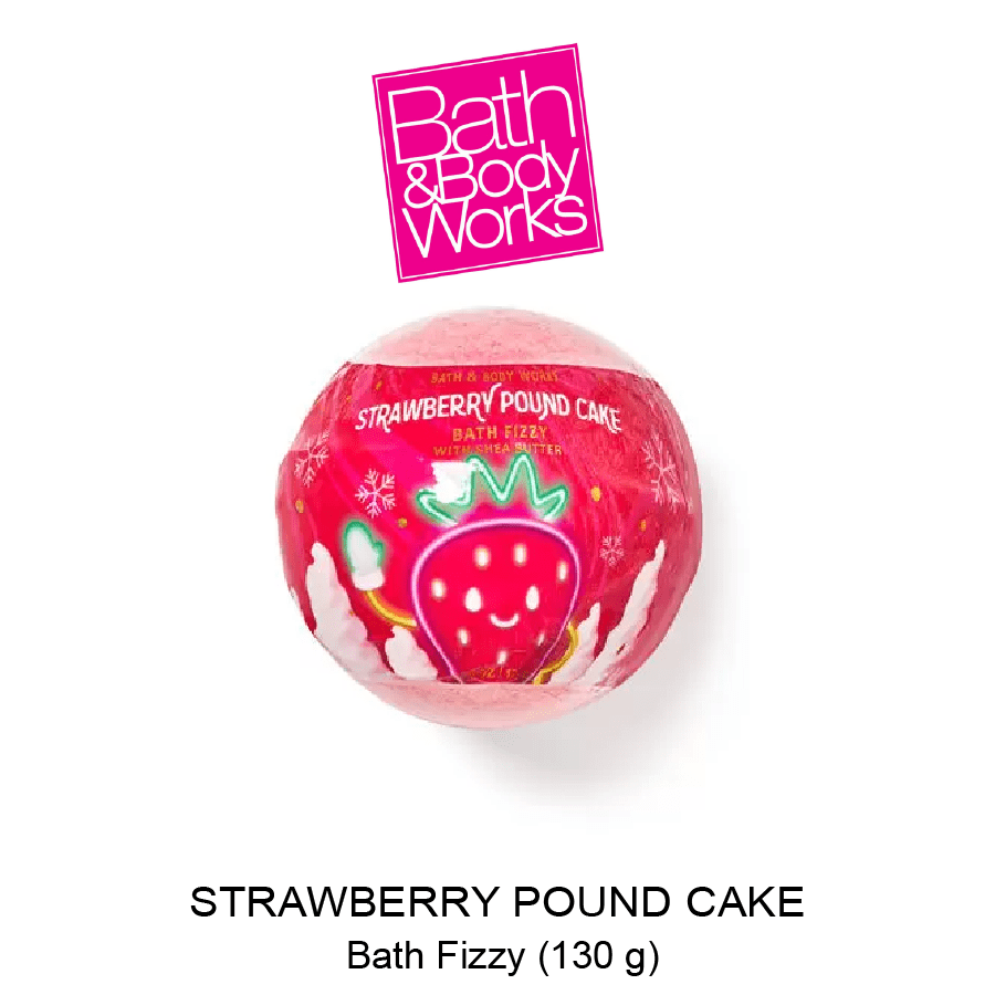 BB Bath Fizzy Nov-25-2022-02 STRAWBERRY POUND CAKE Bath Fizzy - Image 1