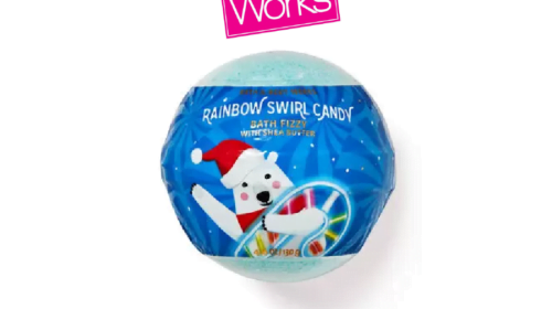 RAINBOW SWIRL CANDY Bath Fizzy