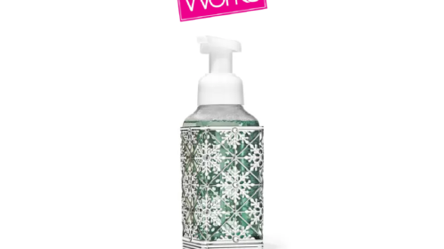Geo Snowflake Gentle Foaming Hand Soap Holder
