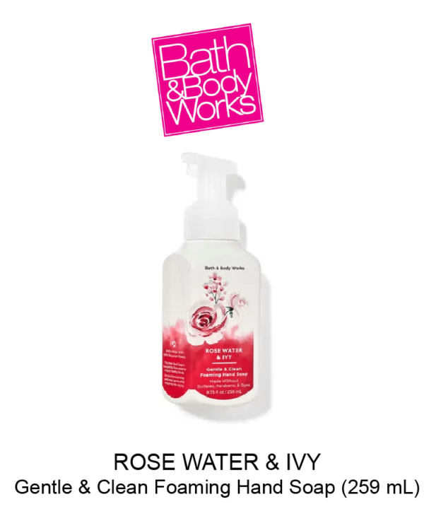 ROSE WATER & IVY Gentle & Clean Foaming Hand Soap