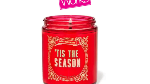 TIS THE SEASON Single Wick Candle