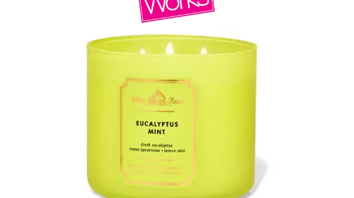 White Barn Eucalyptus Mint 3-Wick Candle