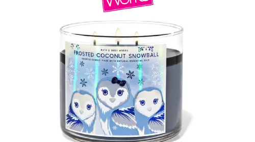 Frosted Coconut Snowball 3-Wick Candle