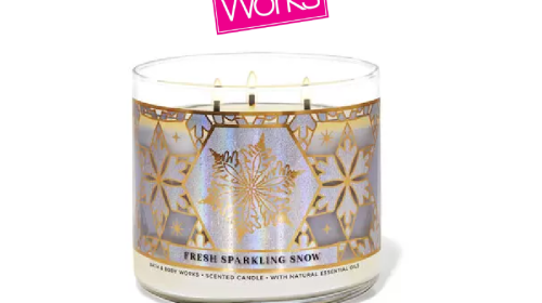 Fresh Sparkling Snow 3-Wick Candle