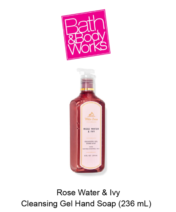 Rose Water & Ivy Cleansing Gel Hand Soap