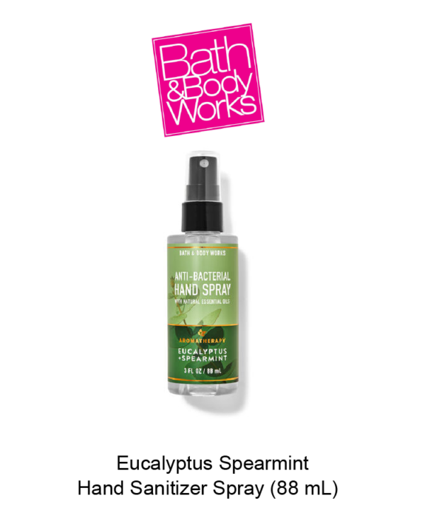 Aromatherapy Eucalyptus Spearmint Hand Sanitizer Spray