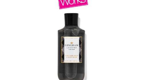 Mens Gingham Legend 3-in-1 Hair, Face & Body Wash