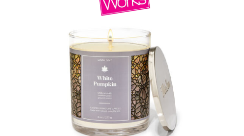 White Barn White Pumpkin Signature Single Wick Candle