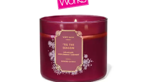 White Barn Tis The Season 3-Wick Candle