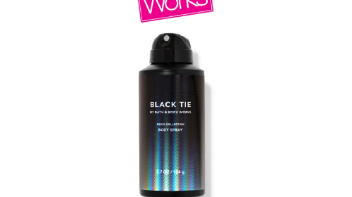 Mens Black Tie Body Spray
