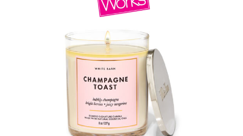 Champagne Toast Signature Single Wick Candle