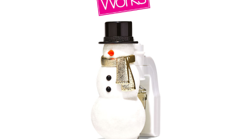 Handmade Snowman Nightlight Wallflowers Fragrance Plug