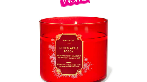 White Barn Spiced Apple Toddy 3-Wick Candle