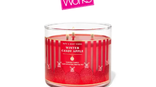 Winter Candy Apple 3-Wick Candle