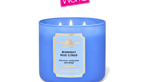White Barn Midnight Blue Citrus 3-Wick Candle