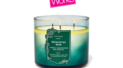 White Barn Eucalyptus Rain 3-Wick Candle