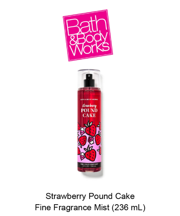 Strawberry Pound Cake Fine Fragrance Mist