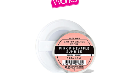 Pink Pineapple Sunrise Car Fragrance Refill