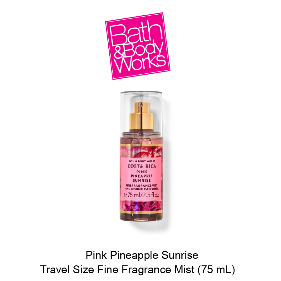 BB Travel Size Fine Fragrance Mist May-25-2024-04 Pink Pineapple Sunrise Travel Size Fine Fragrance Mist - Image 1