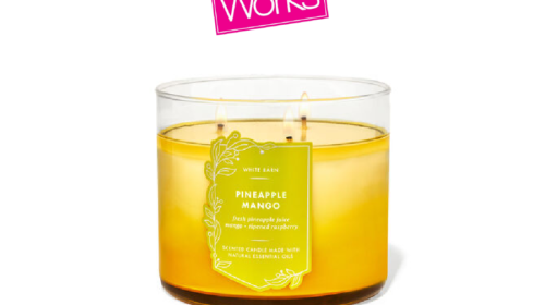 White Barn Pineapple Mango 3-Wick Candle