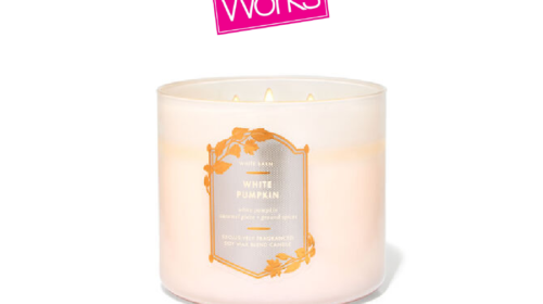 White Pumpkin 3-Wick Candle