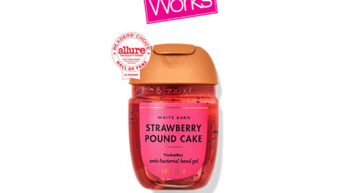 White Barn Strawberry Pound Cake PocketBac Hand Sanitizer