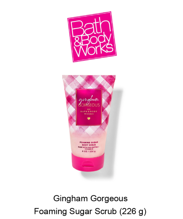 Gingham Gorgeous Foaming Sugar Scrub