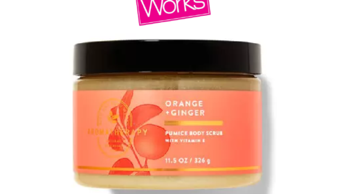 Aromatherapy Orange Ginger Pumice Body Scrub