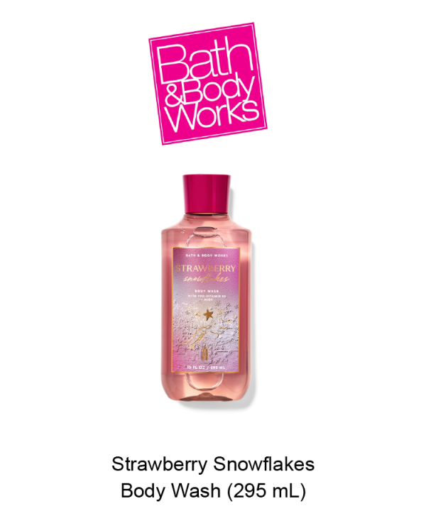 Strawberry Snowflakes Shower Gel