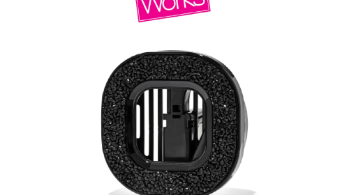 Black Glitter Car Fragrance Holder