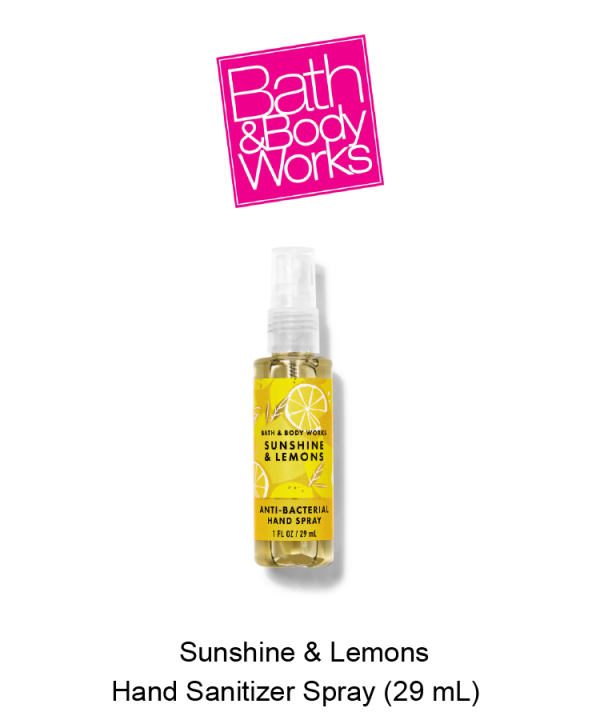Sunshine & Lemons Hand Sanitizer Spray