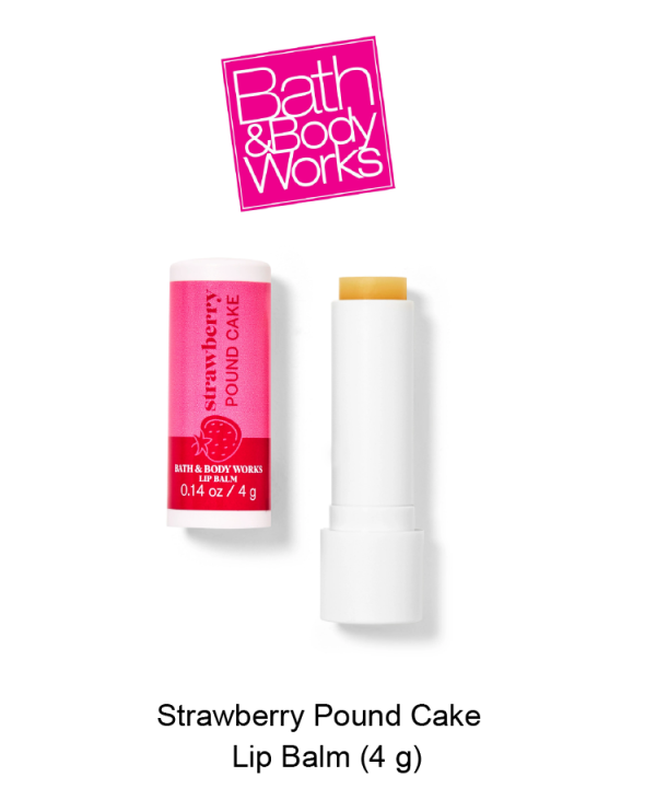 Strawberry Pound Cake Lip Balm
