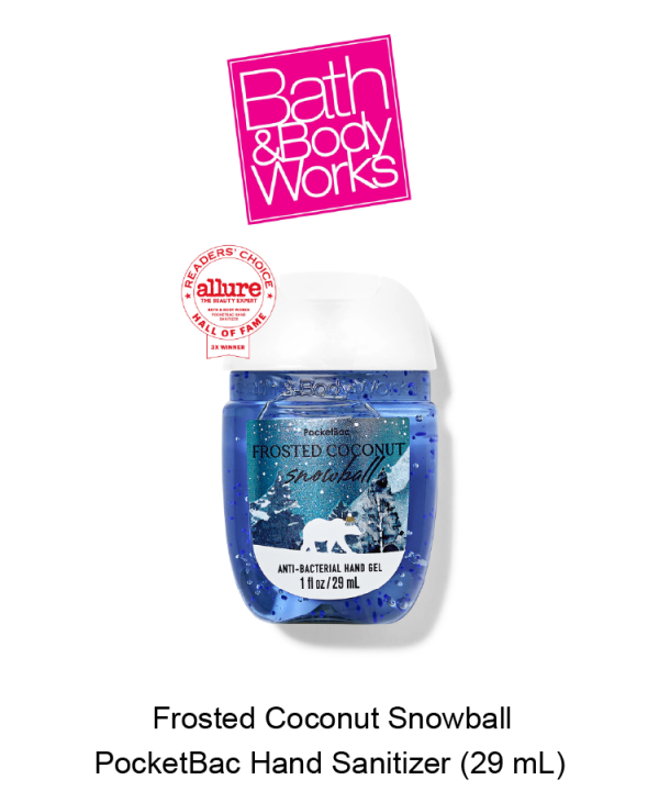 Frosted Coconut Snowball PocketBac Hand Sanitizer