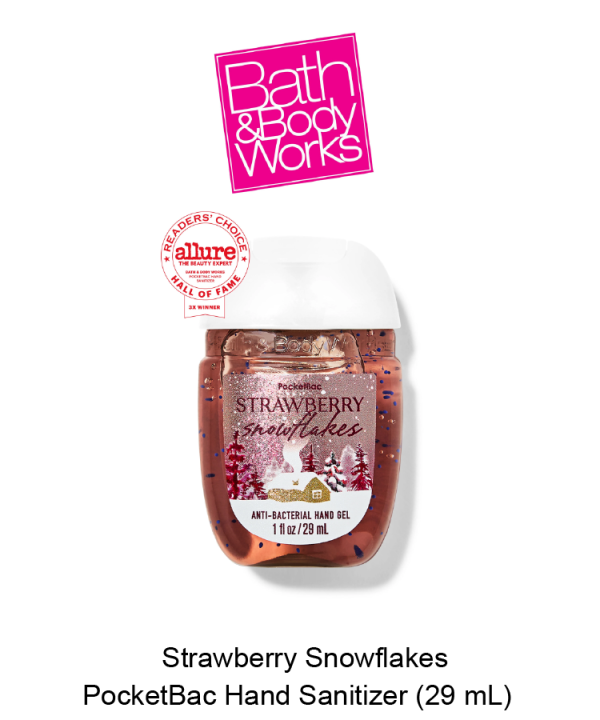 Strawberry Snowflakes PocketBac Hand Sanitizer