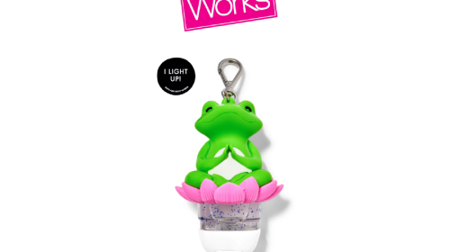 Light-Up Yoga Frog PocketBac Holder