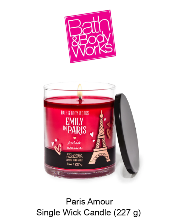 Paris Amour Single Wick Candle