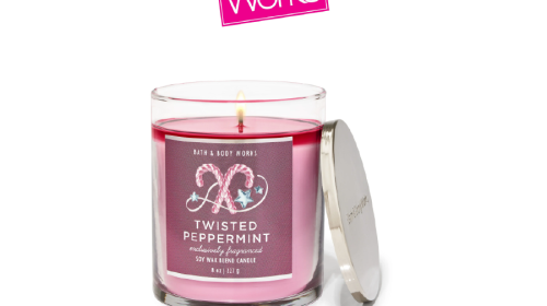 Twisted Peppermint Single Wick Candle