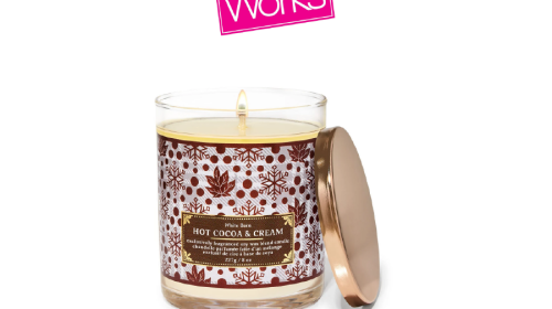 Hot Cocoa & Cream Single Wick Candle