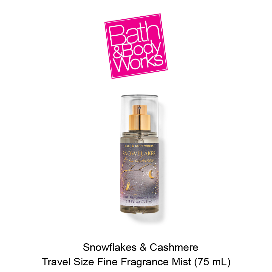 BB Travel Size Fine Fragrance Mist Nov-14-2024-09 Snowflakes & Cashmere Travel Size Fine Fragrance Mist - Image 1