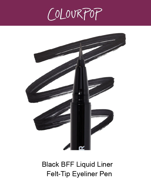 Black BFF Liquid Liner Felt-Tip Eyeliner Pen