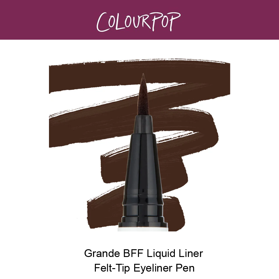 CP Eyeliner Pen Nov-24-2024-05 Grande - Dark brown BFF Liquid Liner Felt-Tip Eyeliner Pen - Image 1