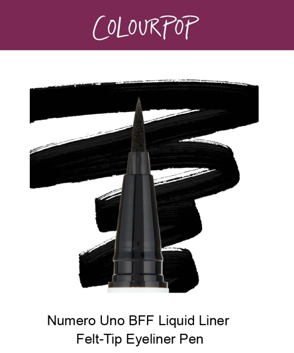 Numero Uno - True black BFF Liquid Liner Felt-Tip Eyeliner Pen