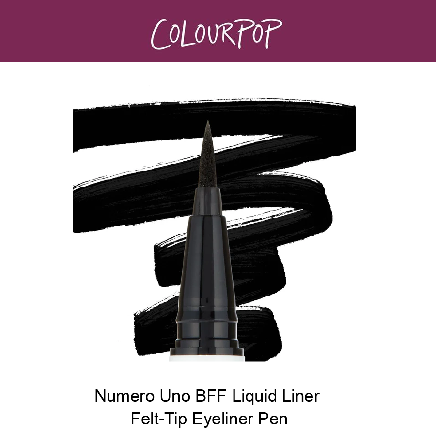 CP Eyeliner Pen Nov-24-2024-06 Numero Uno - True black BFF Liquid Liner Felt-Tip Eyeliner Pen - Image 1